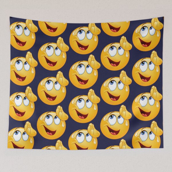 Item preview, Wiping Sweat Emoticon designed and sold by Yael Weiss.
