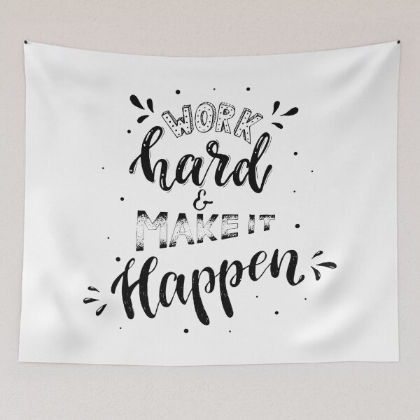 Item preview, Work Hard & Make it Happen designed and sold by PeterSS.