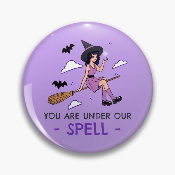 Item preview, Cool witch in a flying broom You are under our spell designed and sold by TamGustam.