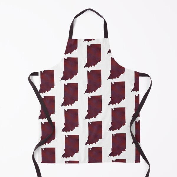 Item preview, Burgundy Heart Indiana designed and sold by Renae Warren.