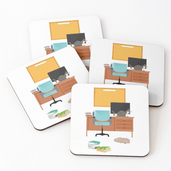 Item preview, Office Cats designed and sold by ZeeDigitalArt.