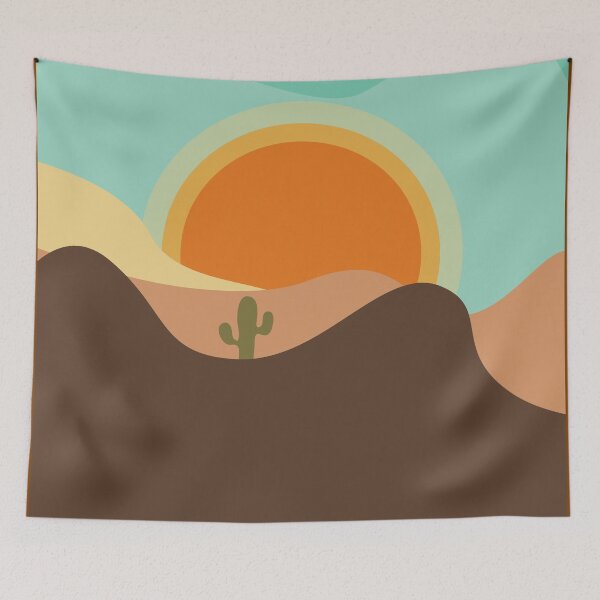 Item preview, Arizona desert  sunset  , desert climate , sun and sand ,cactus ideas, cactus not a hugger, sand mountains , orange moon  designed and sold by SGS-.