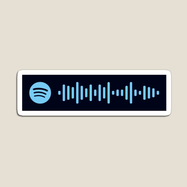 Blue Bird Spotify Code Magnet