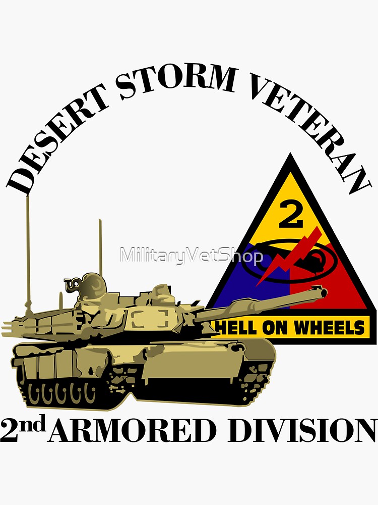 Desert Storm Veteran - 2nd Armored Division by MilitaryVetShop