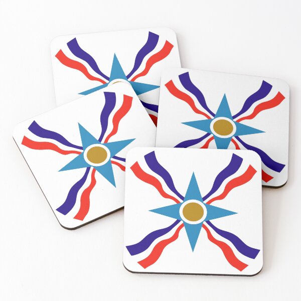 Item preview, Minimalist Assyrian Flag - Ata d'Ator designed and sold by ShlamaSupply.