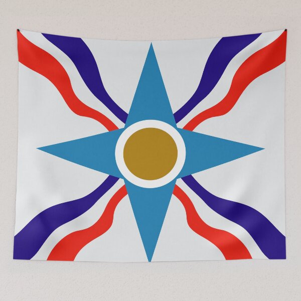 Item preview, Minimalist Assyrian Flag - Ata d'Ator designed and sold by ShlamaSupply.