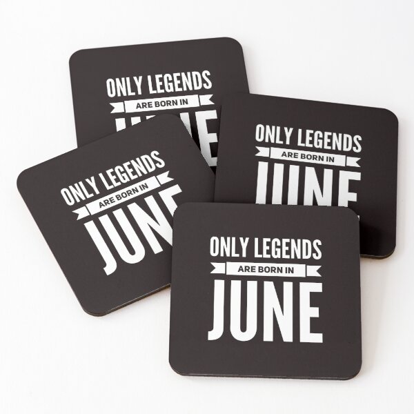 Item preview, Only Legends Are Born In June designed and sold by Mamibo.