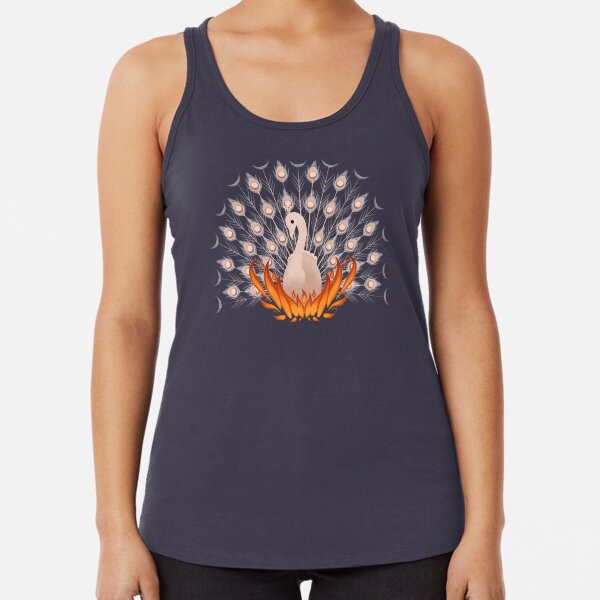 Albert the Peacock Racerback Tank Top