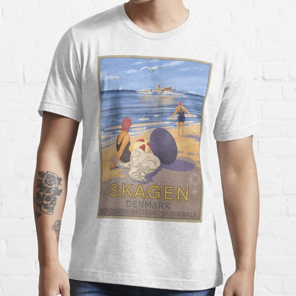 Motel Forgænger Metafor Skagen" T-shirt for Sale by Posterman1 | Redbubble | skagen t-shirts -  retro t-shirts - denmark t-shirts