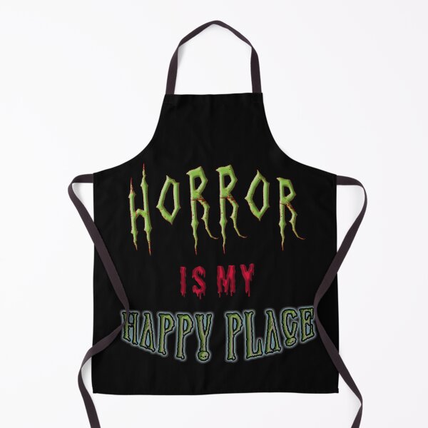 Item preview, Horror Is My Happy Place! | Happy Horror Zombie Halloween Spooky Horror Holiday Humor Ideas TM11 designed and sold by triciakitty.