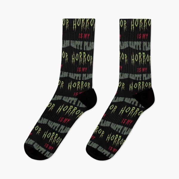 Item preview, Horror Is My Happy Place! | Happy Horror Zombie Halloween Spooky Horror Holiday Humor Ideas TM11 designed and sold by triciakitty.