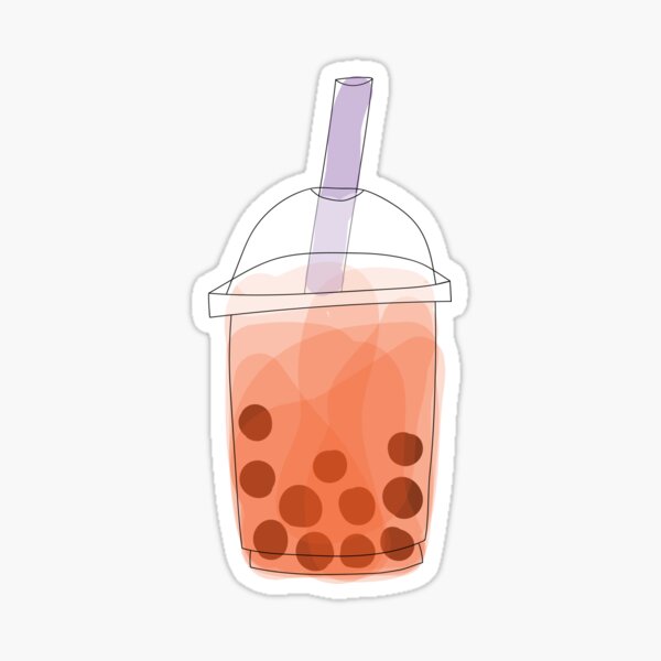 Nebula Bubble Tea Vinyl Sticker – Robo Roku