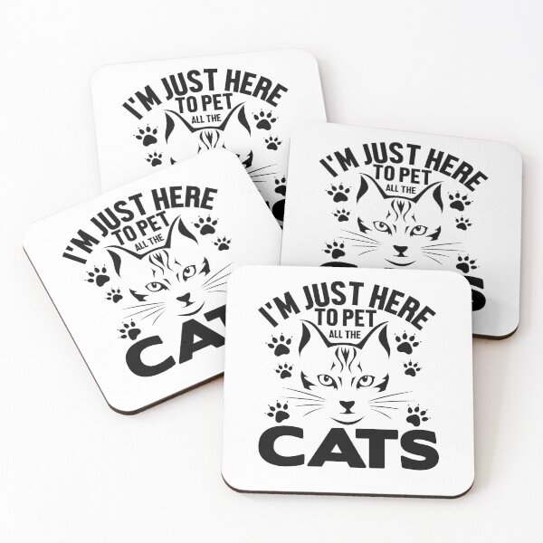 Item preview, i'm just here to pet all the cats designed and sold by JaMatt1983.