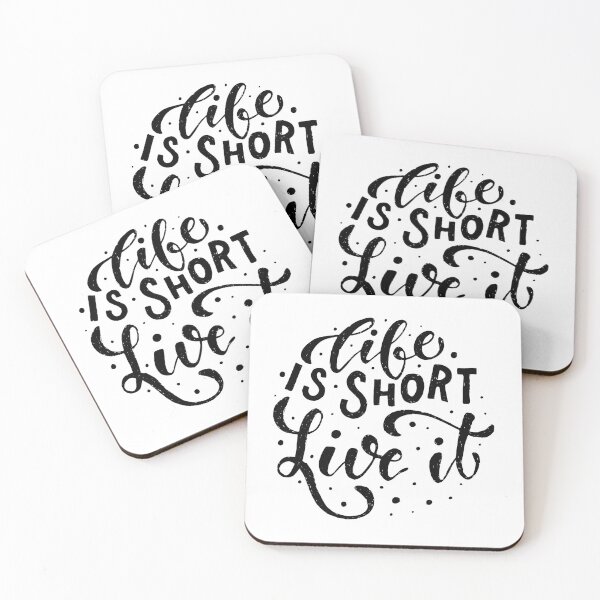 Item preview, Life is short, live it! designed and sold by PeterSS.