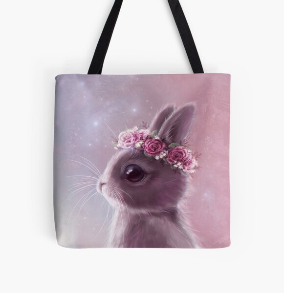 Fairy bunny All Over Print Tote Bag