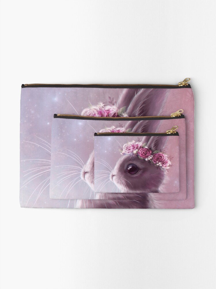 Alternate view of Fairy bunny Zipper Pouch