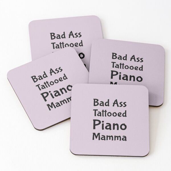 Item preview, Bad Ass Tattooed Piano Mamma designed and sold by PetitePeche.