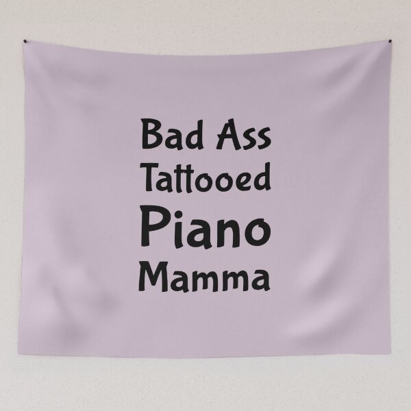 Item preview, Bad Ass Tattooed Piano Mamma designed and sold by PetitePeche.