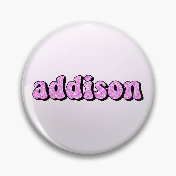 Item preview, aesthetic hot pink glitter addison name designed and sold by STAR10008.