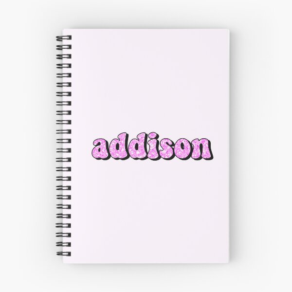 Item preview, aesthetic hot pink glitter addison name designed and sold by STAR10008.