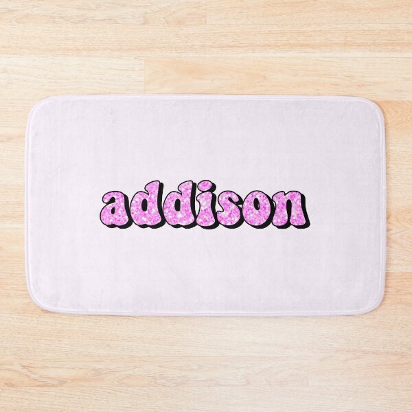 Item preview, aesthetic hot pink glitter addison name designed and sold by STAR10008.