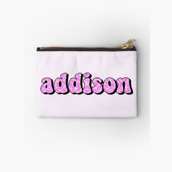 Item preview, aesthetic hot pink glitter addison name designed and sold by STAR10008.