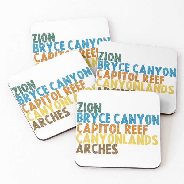 Item preview, Utah Big 5 National Parks designed and sold by Decal Mania.