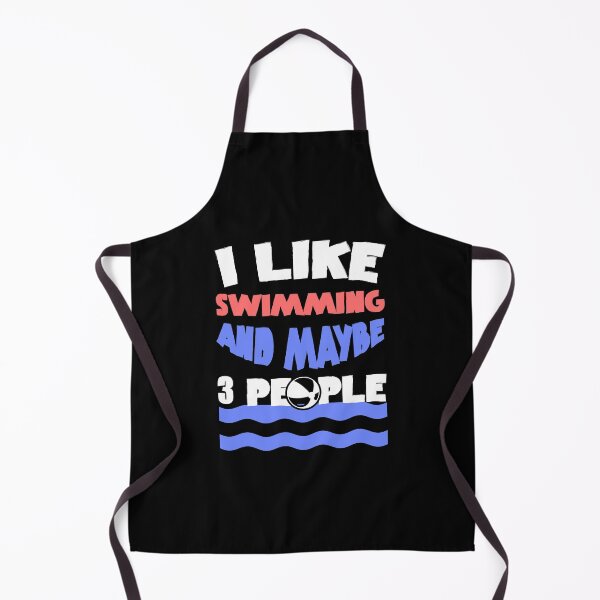 Item preview, I like swimming and may be 3 people gift gift idea designed and sold by Nessshirts.