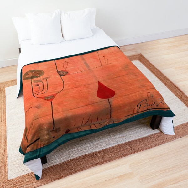Paul Klee "Fruits on Red" | Klee-inspired Items w/Signature Comforter