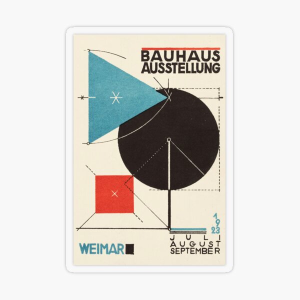 Vista previa del artículo con la obra «Bauhaus Ausstellung 1923», diseñado y vendido por KTmS.