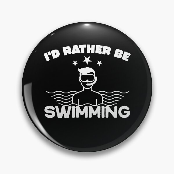 Item preview, Gift idea I'd rather swim gift for men designed and sold by Nessshirts.