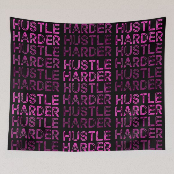 Item preview,  Hustle Harder Pink designed and sold by Teamworkdream.