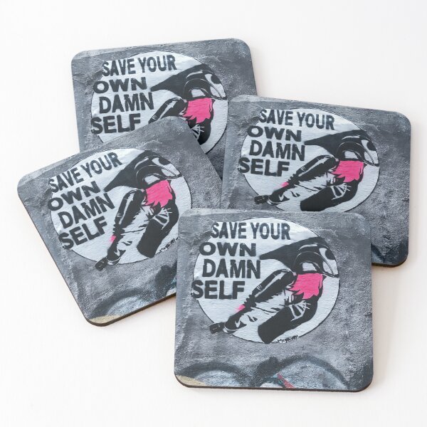 Item preview, Save Your Own Damn Self designed and sold by Zoe Golden-Johnson.