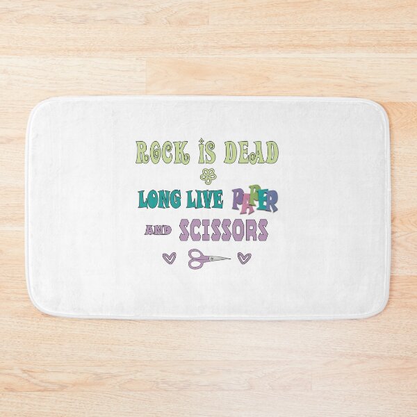 Item preview, Rock is Dead. Long Live Paper and Scissors. designed and sold by Keyma.