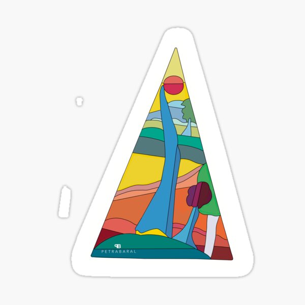 Abstract Tree Scenery Sticker