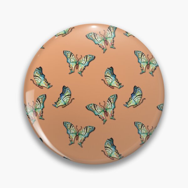 Artikelvorschau, Watercolor Butterflies on Coral entworfen und verkauft von Sharon Schwalbe.
