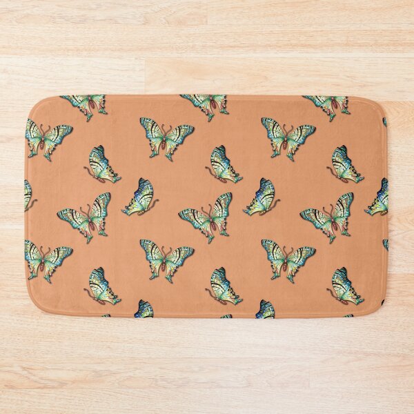 Item preview, Watercolor Butterflies on Coral designed and sold by Sharon Schwalbe.