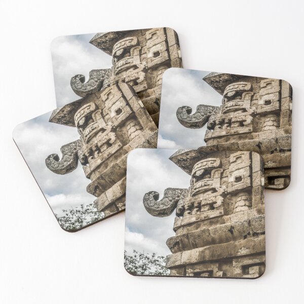 Item preview, Mayan Temple Detail Chichen Itza  designed and sold by CattlettArt.
