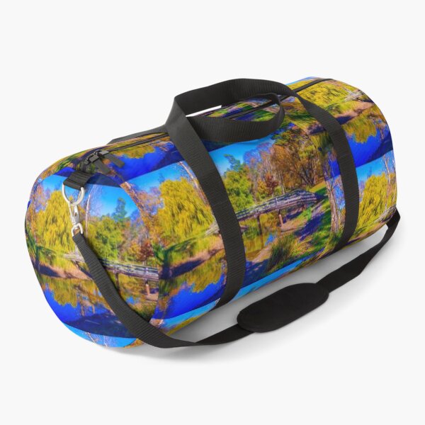 Item preview, The Footbridge at Malmsbury in Autumn designed and sold by Steven Jodoin.