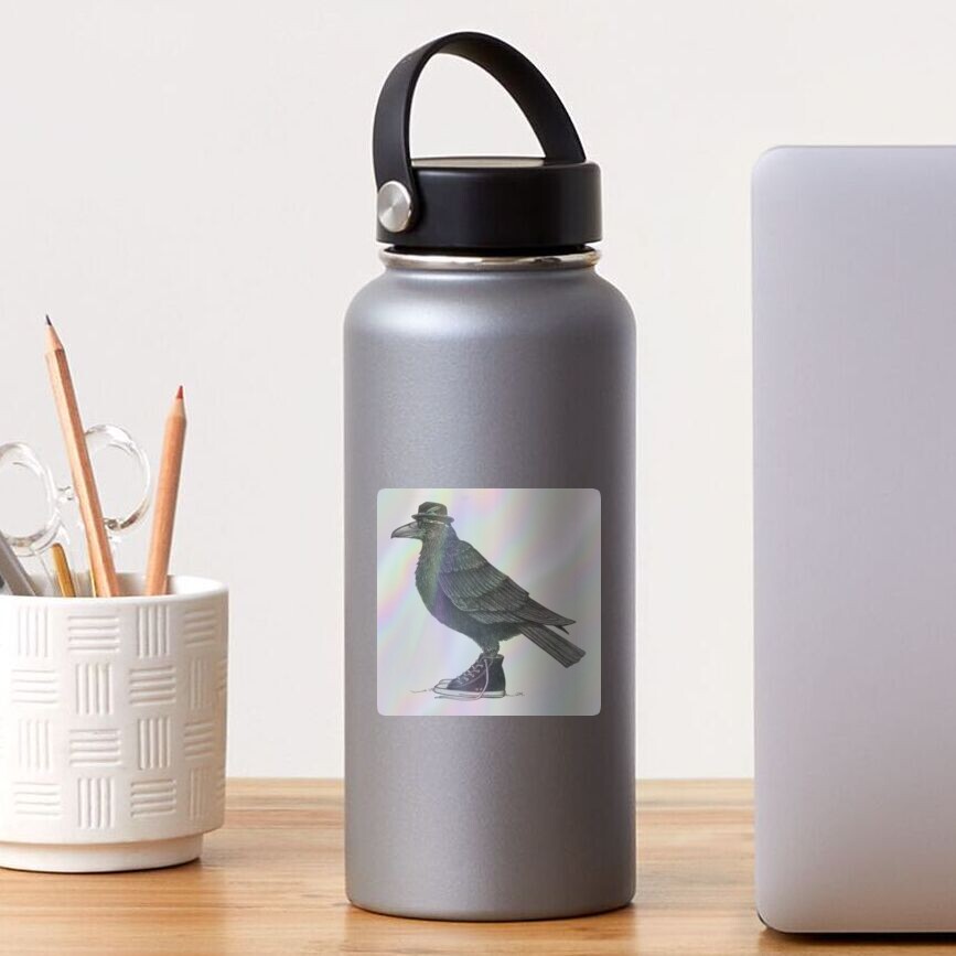 Item preview, Holographic Sticker designed and sold by JimsBirds.