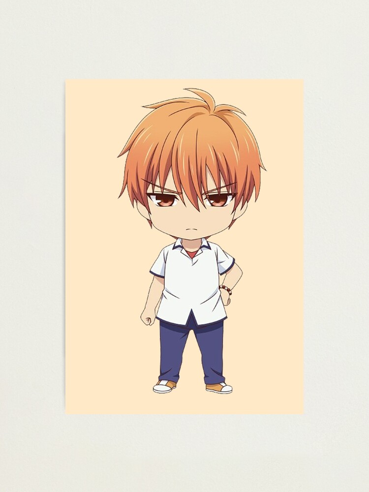 Chibi Kawaii Kyo Fruits Baskets Photographic Print For Sale By Artil Redbubble 0576