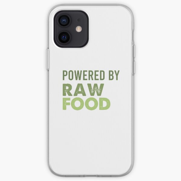Powered By Raw Food iPhone Soft Case