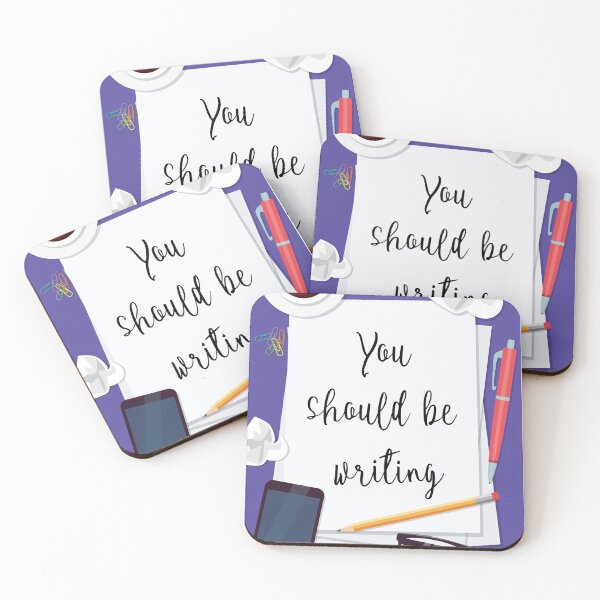 Item preview, You Should Be Writing -- Funny Office Art Print designed and sold by statsandcats.
