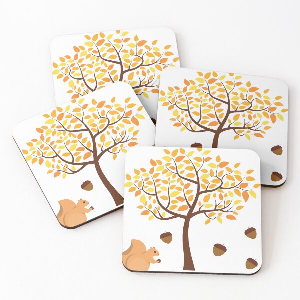 Item preview, Autumn, Fall acorn tree designed and sold by Flags  And co.