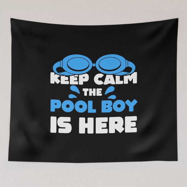 Item preview, Swimming Keep Calm The Pool Boy is here designed and sold by Nessshirts.