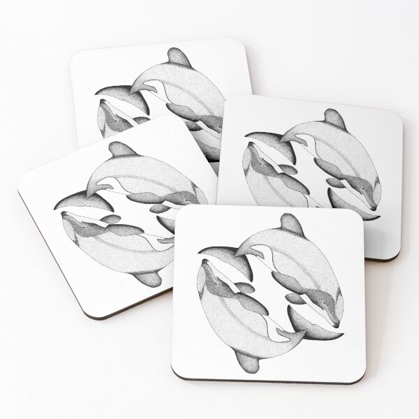 Item preview, Māui dolphin | Twins designed and sold by Selena Rivera.