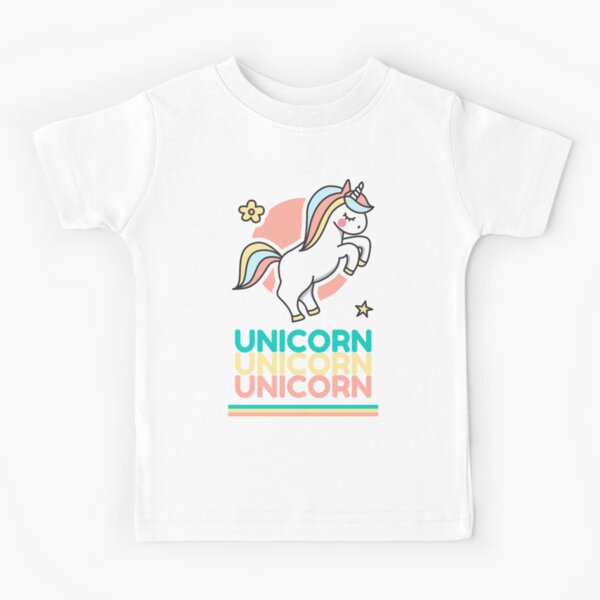 Niños Chicos Chicas más importante creer en mí mismo gracioso UNICORNIO T-Shirt
