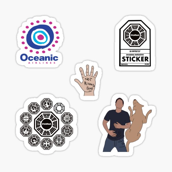 Item preview, LOST Mini Sticker / Magnet Pack Set 1 designed and sold by jaelynandrade.
