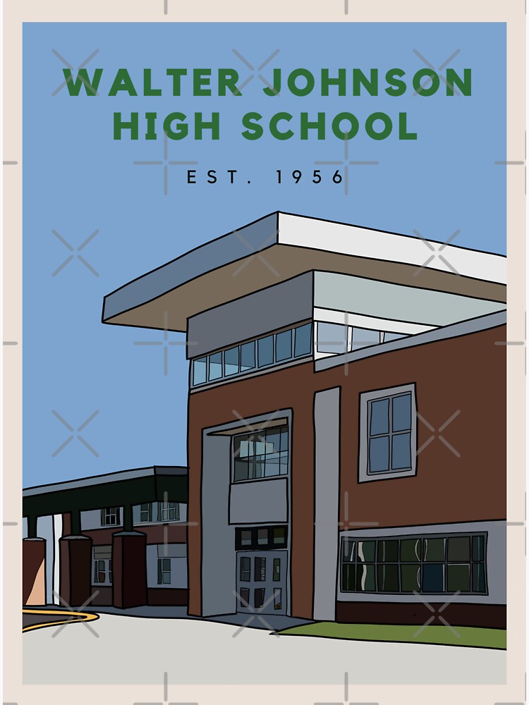 "Walter Johnson High School" Sticker for Sale by abbymatson Redbubble