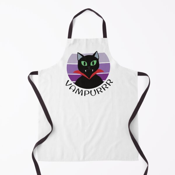 Item preview, Vampurr the Halloween vampire cat designed and sold by ReluctantChickn.